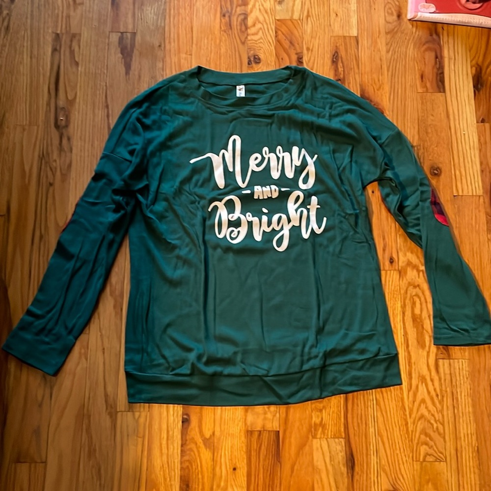 Merry and bright shirt